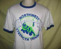 1980's Strength training  ringer , XL