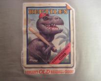  1980's dinosaur baseball card , small