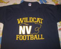  1980's NV Wildcat Football , soft and thin