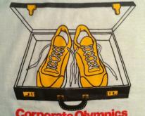  1980's corporate Olympics marathon sneakers 
