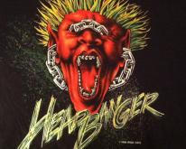  1980's heavy metal headbanger demon 