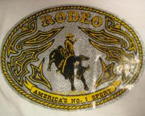  Late 70's, early 80's rodeo raglan , large