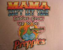  1980's anti-preppy sleeveless , M-L