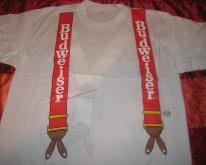 1990 Budweiser suspenders , L-XL