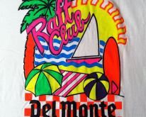  Late 1980's DayGlo tropical raft club 
