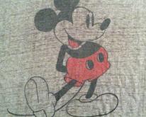  1970's Mickey Mouse PAPER THIN ringer 