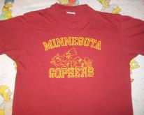   1980's Minnesota Gophers , soft & thin