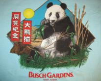  1980's Panda Bear , soft and thin, medium