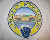  1989 Milwaukee Brewers County Stadium , XL
