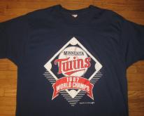 1987 Minnesota Twins World Series champs , L-XL