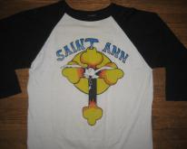  1980's Saint Ann religious raglan , medium