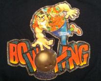  1980's bowling sparkly iron-on 