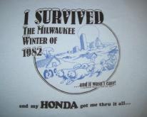  1982 Milwaukee winter , soft and thin, L-XL
