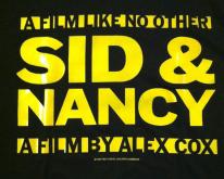  1986 Sid and Nancy punk Sex Pistols movie 