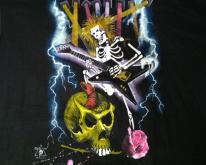  1980's G & S skateboard glam rock skeleton 