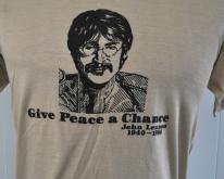  John Lennon T 1980Give Peace a Chance 80s 