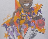  1990 Magic Johnson LA Lakers caricature swea