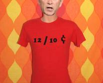  DIME a DOZEN flock iron on  70s red funny wtf