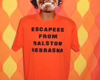  RALSTON nebraska escape funny midwest  orange