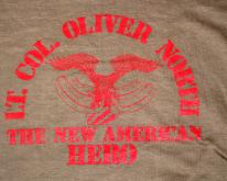  OLIVER NORTH american hero army  80s reagan
