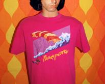  PARAPENTE paragliding parachute rainbow  80s