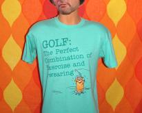  GOLF exercise swearing gopher funny humor 