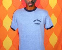 NORTHWEST products heathered blue ringer  70s