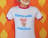  BURGER CHEF ringer 1977  open wide fast food