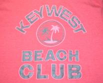 80s KEY WEST beach club florida pink  palm 