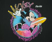  MICKEY MOUSE neon disney  80s black florida