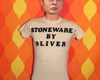  stoneware by OLIVER  70s flock funny humor
