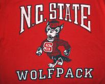  NC STATE university wolfpack  80s red soft