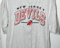  90s Logo Athletic New Jersey Devils 