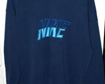  Nike Embroidered Grey/Gray Tag Swea/Crew Neck