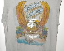 80s 50/50 Bikers Only Harley Davidson Sleeveless 