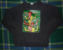 rare1980s keith haring swea pop art 