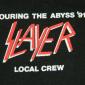  SLAYER LOCAL CREW 1991 Abyss Tour  XL