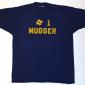  #1 Mugger Navy Blue Soft Thin  1980s