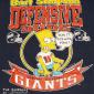 Vintage 1990 Bart Simpson New York Giants Football T-Shirt