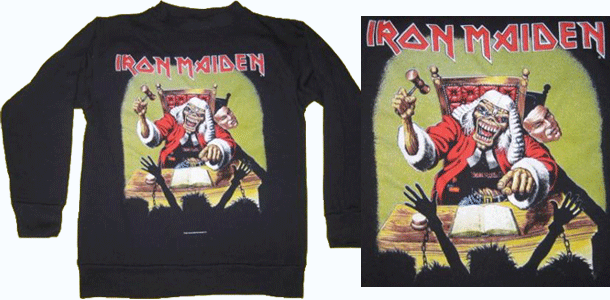 Iron Maiden court scene t-shirt