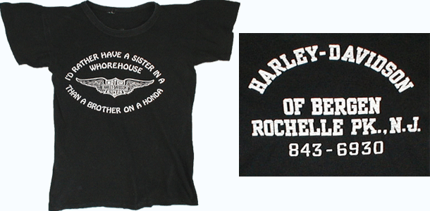 harleyhouse harley whorehouse t-shirt