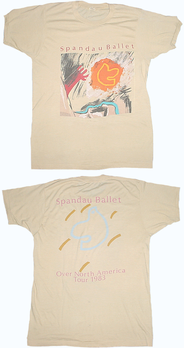 vintage spandau ballet t-shirt