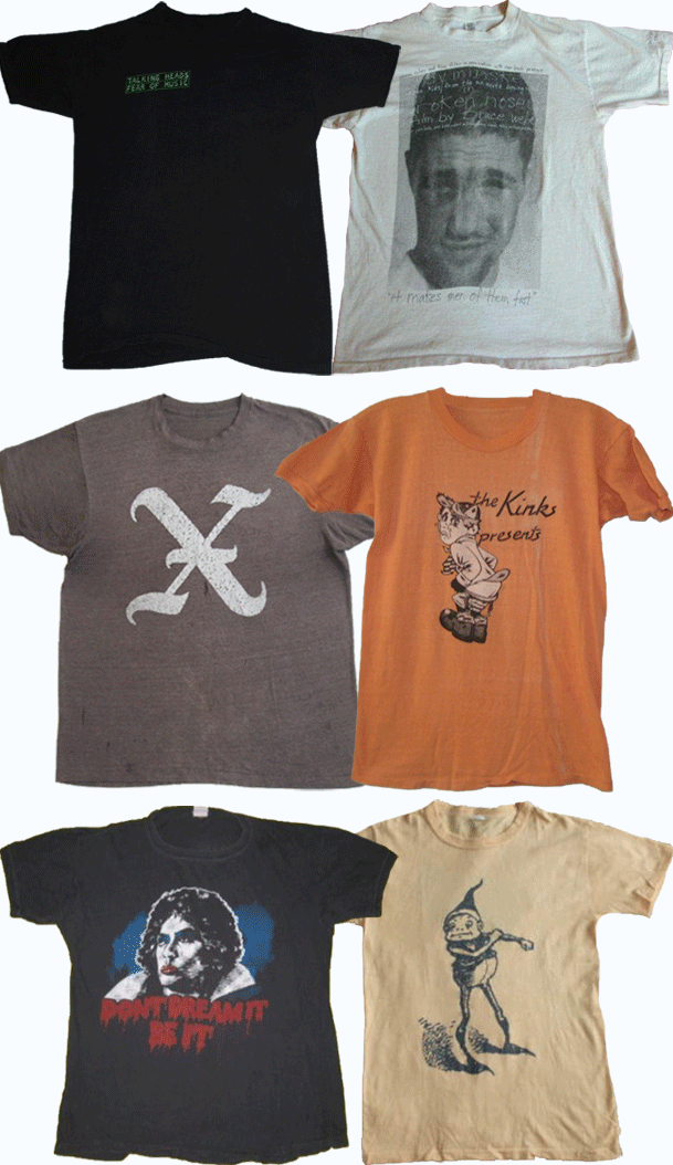 vintage talking heads bruce weber X t-shirt
