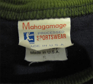 mahagamage reproduction chamption brand tag