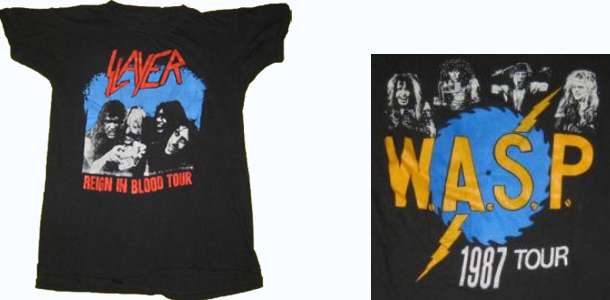 vintage slayer w.a.s.p. wasp t-shirt