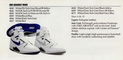 Vintage Nike Catalog Basketball 1988 