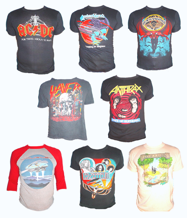 vintage shirt line up