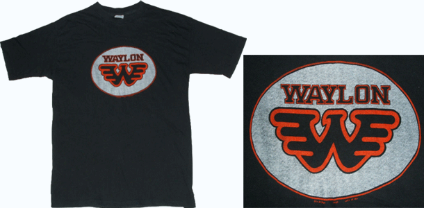 vintage waylon jennings t-shirt