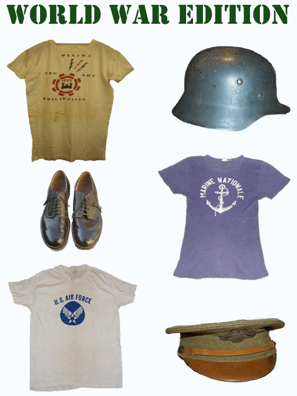 world war vintage clothing