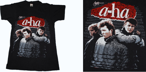 vintage a-ha t-shirt